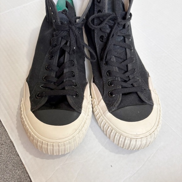 PF Flyers Center Hi Black Sneakers Men’s Size 10.5 Women’s Size 12 Sandlot Suede - Picture 7 of 12